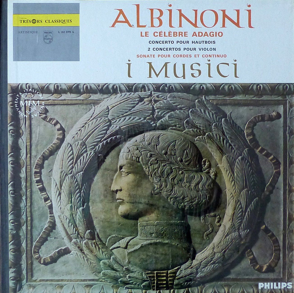 I Musici: Albinoni Adagio, 2 Violin Concertos, etc. - Philips L 02.079 L