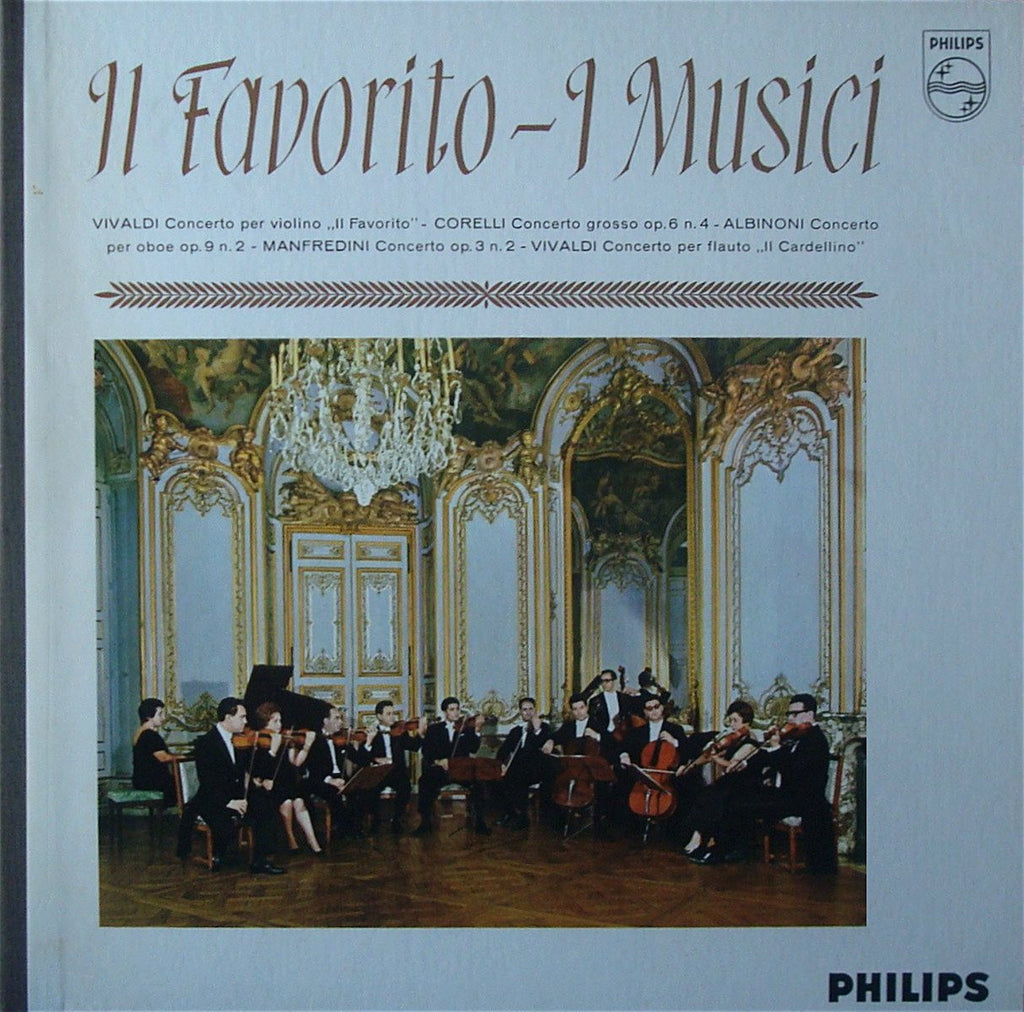 LP - I Musici: Il Favorito (Vivaldi, Corelli, Albinoni, Et Al.) - Philips L 02.246 L