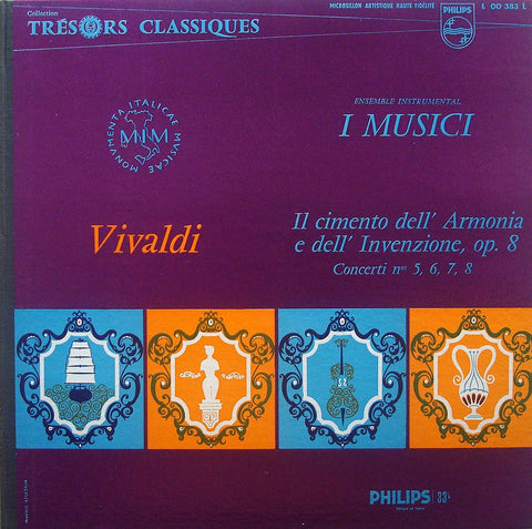 LP - Ayo/I Musici: Vivaldi 4 Concerti (5-8) Op. 8 - Philips L 00.383 L, Superb Copy