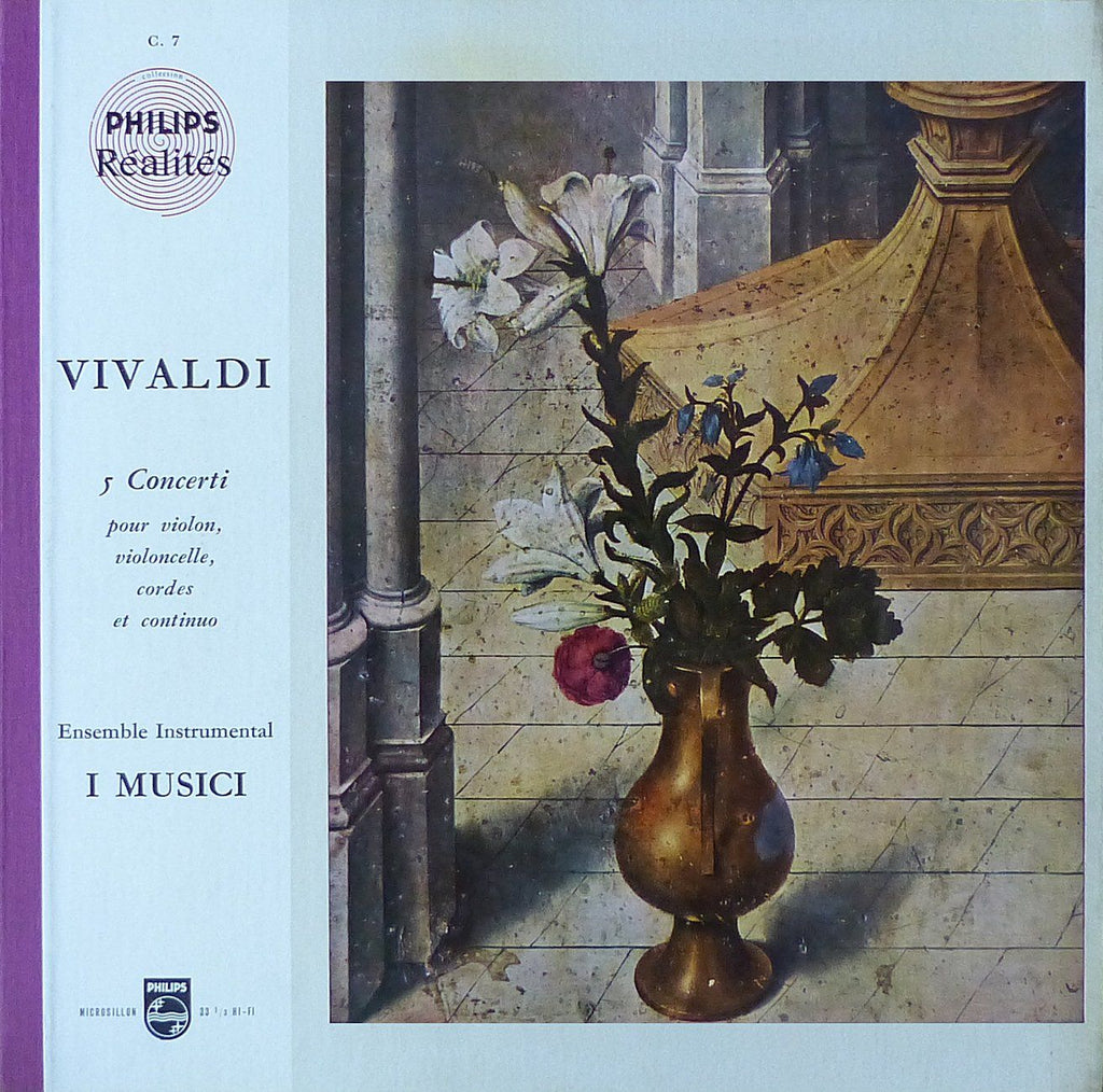 I Musici: 5 String Concerti (Ayo, Michelucci, et al.) - Philips Réalités C. 7