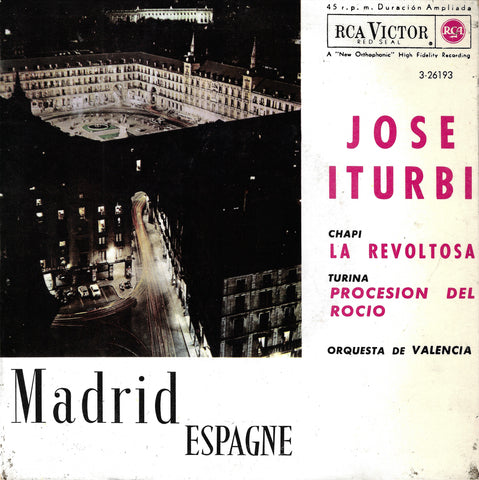 Iturbi: Turina Procesion del Rocio + Chapi - RCA 3-26193 (7" 45 rpm EP)