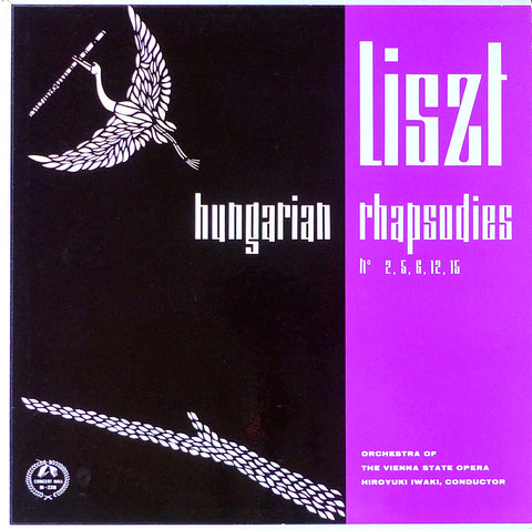 Hiroyuki Iwaki: Liszt 5 Hungarian Rhapsodies - Concert Hall M-2318