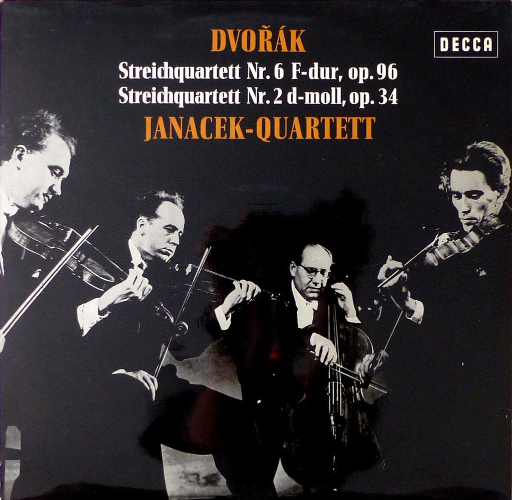Janacek Quartet: Dvorak SQs Opp. 96 (American) & 34 - Decca SXL 21084-B