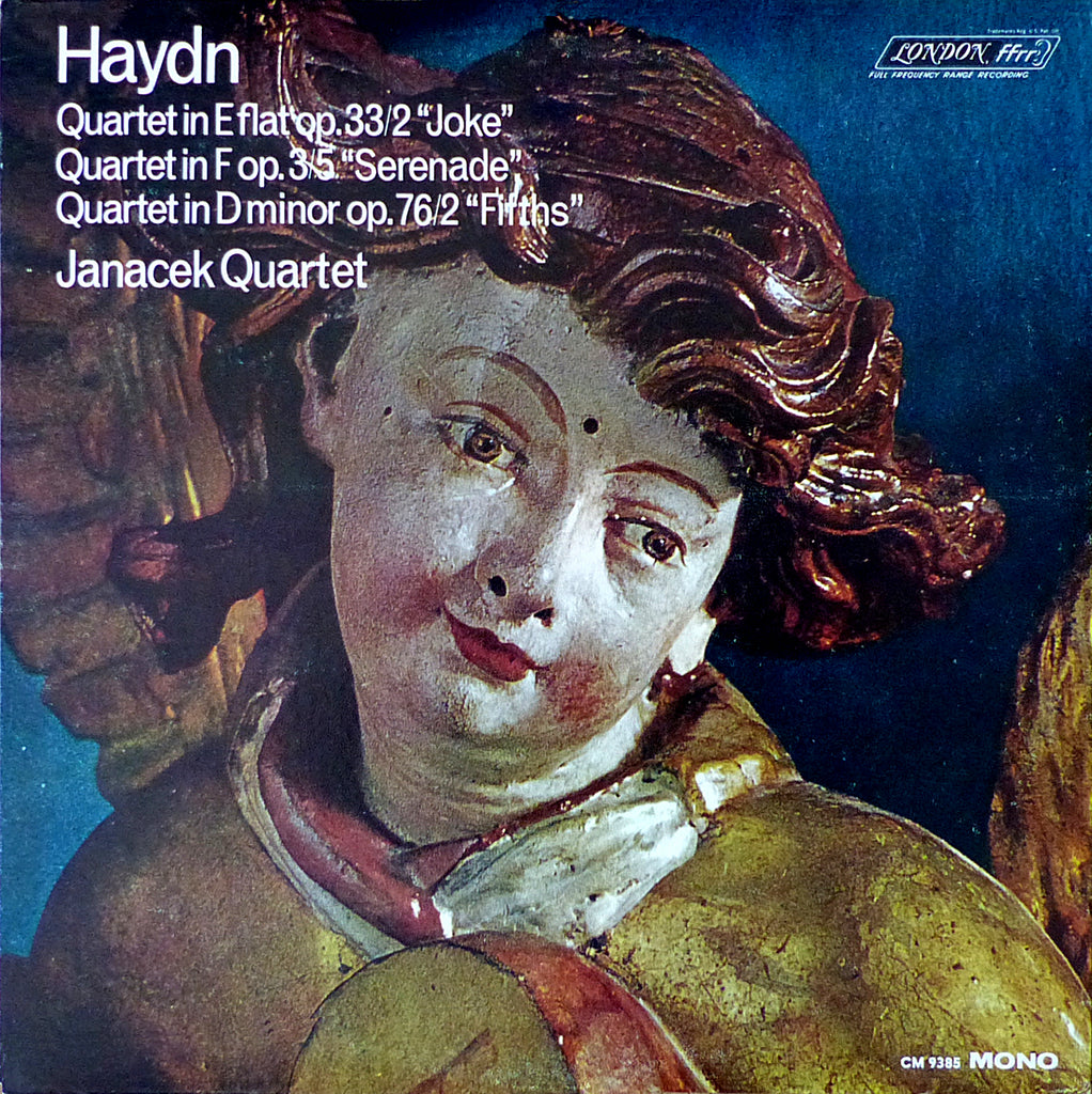 Janacek Quartet: Haydn 3 SQs ("Joke", "Fifths", etc.) - London CM 9385