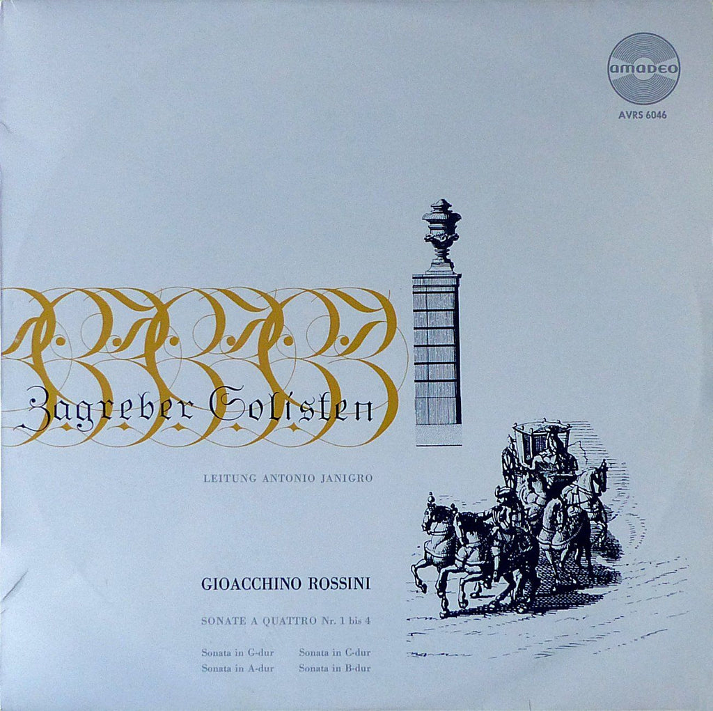 Janigro: Rossini String Sonatas Nos. 1-4 - Amadeo AVRS 6046