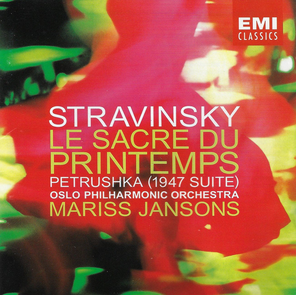 Jansons: Stravinsky Petrouchka + Le sacre du printemps - EMI CDC 7 54899 2