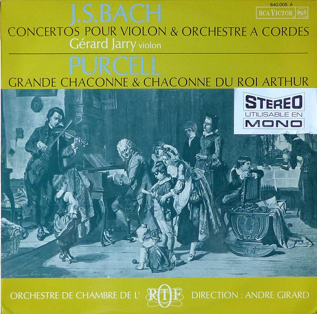 Jarry: Bach Violin Concertos BWV 1041 & 1042 + Purcell - RCA 640.005 A