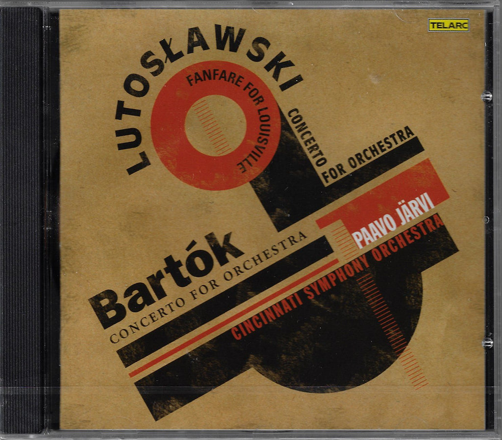 Paavo Järvi: Bartok & Lutoslawski Concertos for Orch - Telarc CD-80618 (sealed)