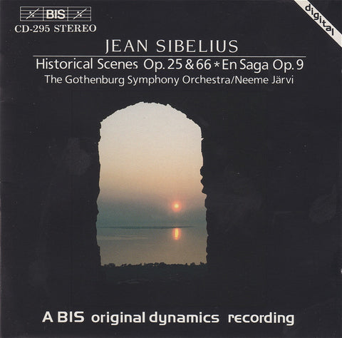 CD - Jarvi: Sibelius Historical Scenes Opp. 25 & 66 + En Saga Op. 9 - BIS CD-295 (DDD)