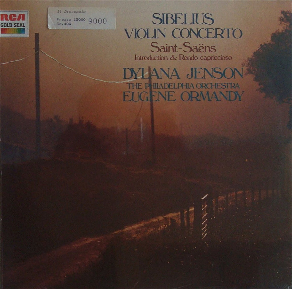 LP - Jenson: Sibelius Violin Concerto + Saint-Saëns - RCA GL 84548 (DDD, Sealed)