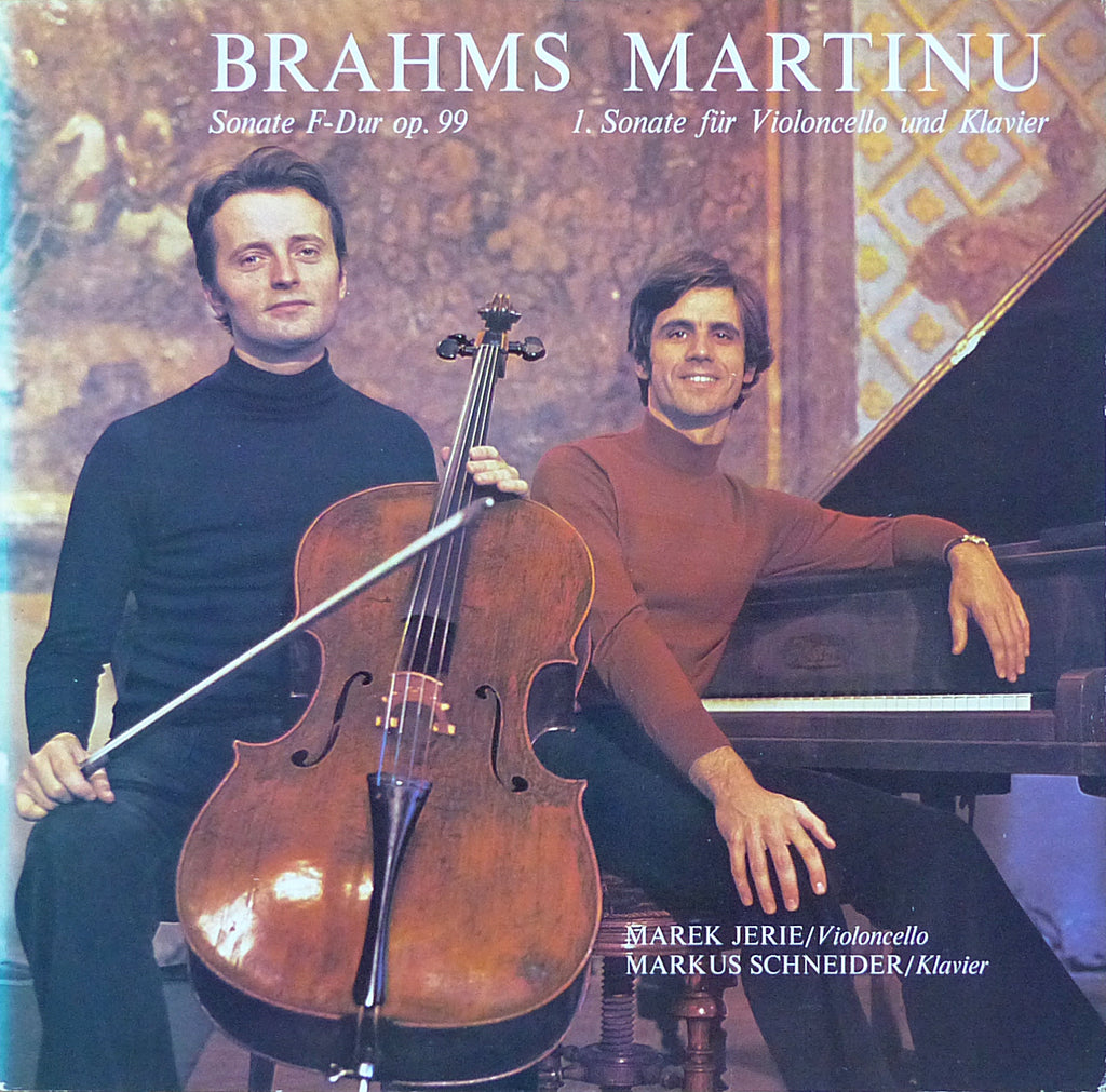 Jerie: Brahms Cello Sonata No. 2 + Martinu No. 1 - Claves 30-530