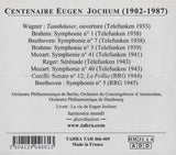 CD - Jochum Centenary Vol. 1: Telefunken & RRG Recs. - Tahra TAH 466-469 (4CD Set, Sealed)