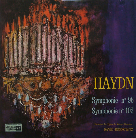 LP - Josefowitz: Haydn Symphonies Nos. 96 & 102 - Guilde Intl. De Disque SMS-2485