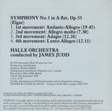 Judd/Hallé O: Elgar Symphony No. 1 Op. 55 - IMP Classics PCD 956