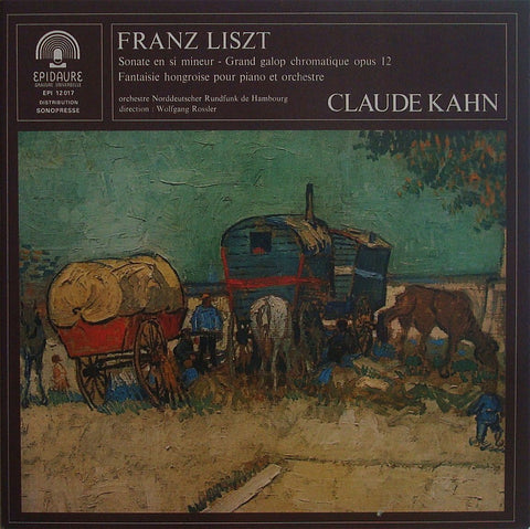 LP - Kahn: Liszt Sonata In B Minor, Hungarian Fantasy, Etc. - Epidaure EPI 12017