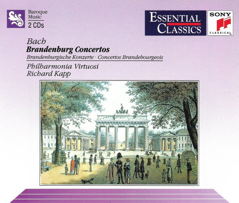 Kapp: Bach 6 Brandenburg Concertos - Sony SB2K 53525 (2CD set)