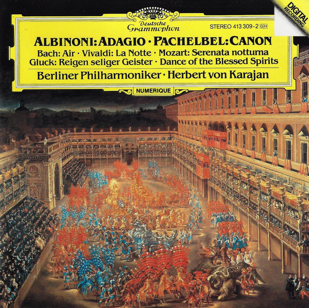 Karajan: Albinoni Adagio, Pachelbel Canon, etc. - DG 413 309-2