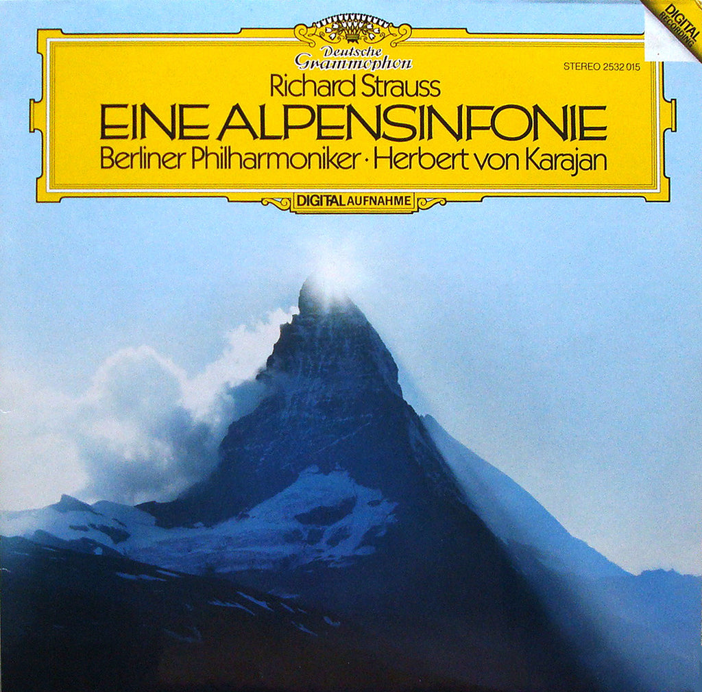 LP - Karajan/BPO: R. Strauss Eine Alpensinfonie Op. 64 (rec. 1980) - DG 2532 015 (DDD)