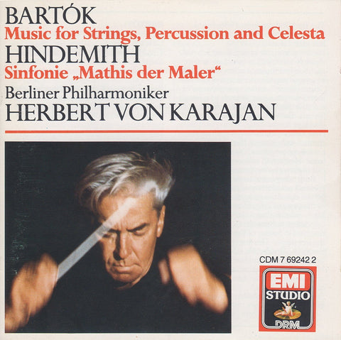 Karajan: Hindemith Mathis der Maler + Bartok - EMI CDM 7 69242 2
