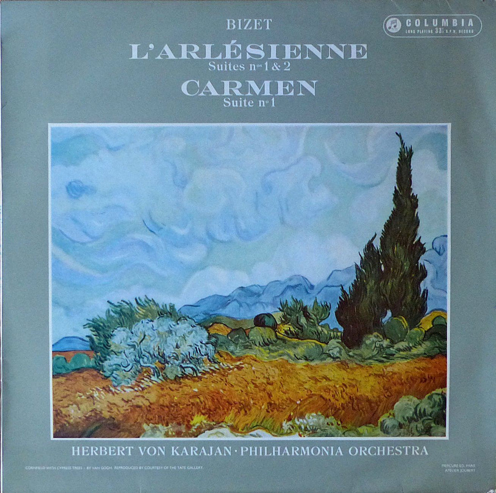 Karajan: L'Arlésienne Suites 1 & 2 + Carmen Suite 1 - Columbia 33CX 1608