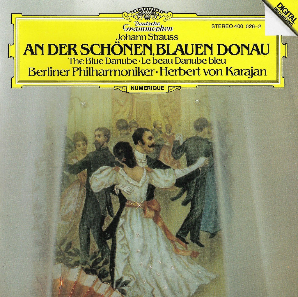 Karajan: J. Strauss Blue Danube Waltz, Fledermaus Ov, etc. - DG 400 026-2