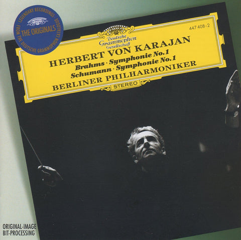 Karajan: Brahms Symphony No. 1 + Schumann No. 1 - DG Originals 447 408-2