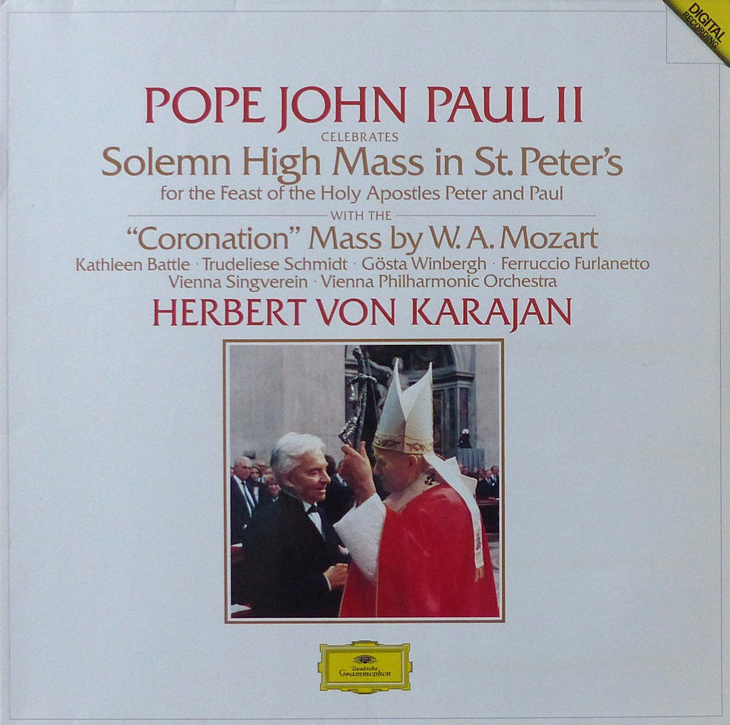 Karajan: Solemn High Mass in St. Peter's (Mozart K. 317) - DG 419 096-1