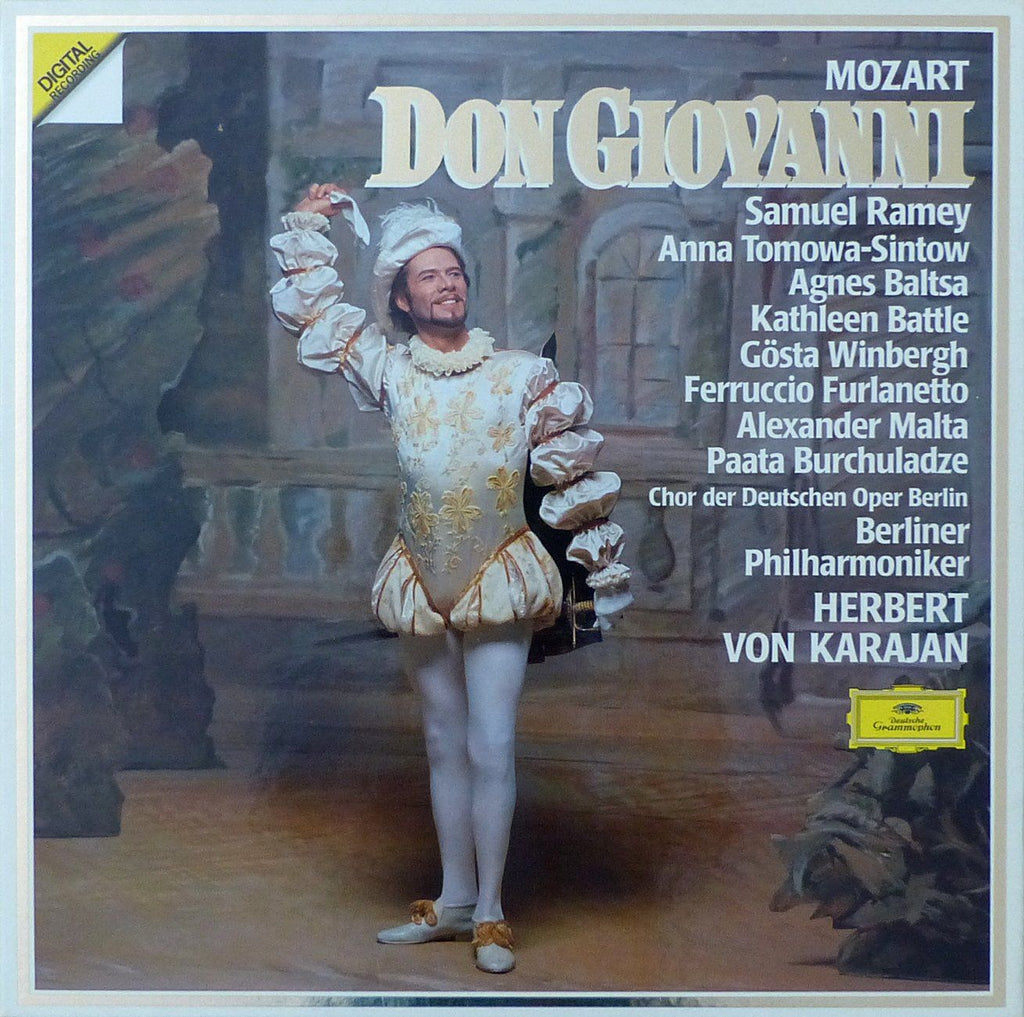 Karajan: Mozart Don Giovanni (Ramey, Battle, et al) - DG 419 179-1 (3LP box set)
