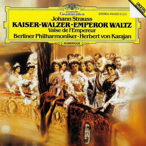 Karajan: J. Strauss Emperor Waltz, Gypsy Baron Ov, etc. - DG 410 022-2