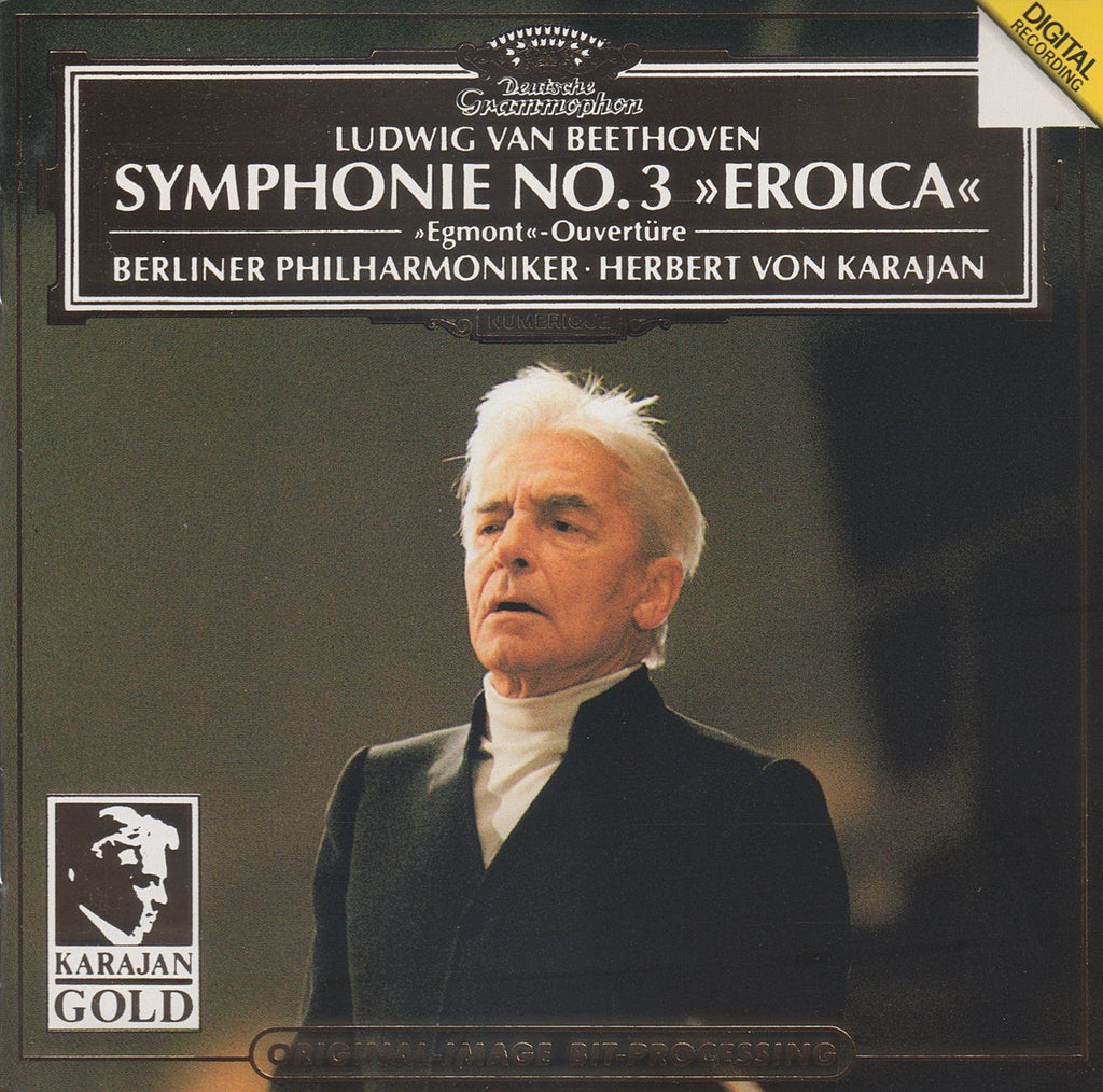 Karajan: Beethoven Eroica Symphony + Egmont Overture - DG 439 002-2