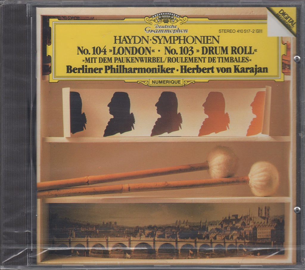 Karajan/BPO: Haydn Symphonies Nos. 103 & 104 - DG 410 517-2 (sealed)