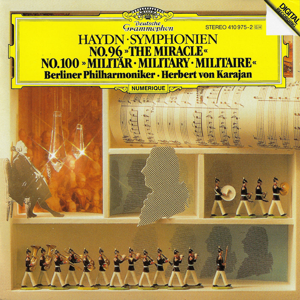 Karajan: Haydn "Miracle" & "Military" Symphonies - DG 410 975-2