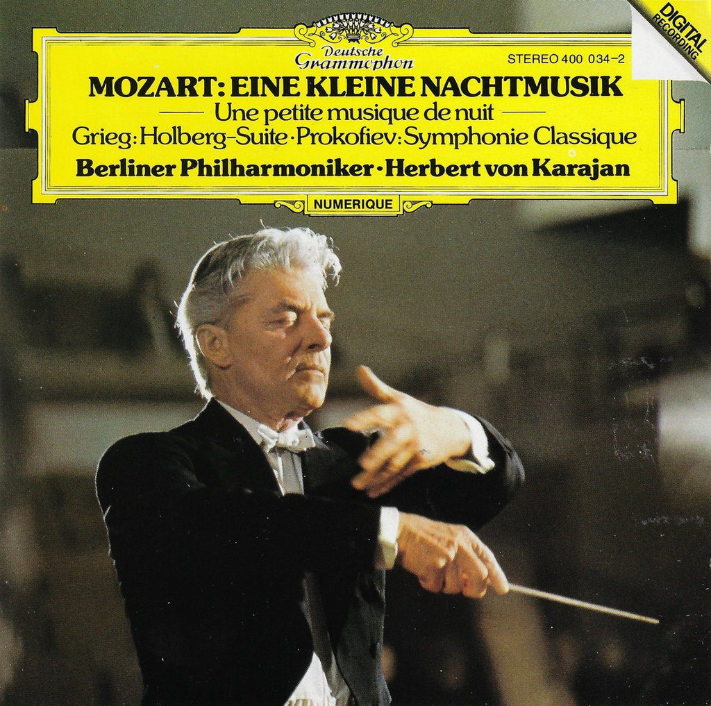 Karajan: Eine Kleine Nachtmusik, Holberg Suite, etc. - DG 400 034-2 (DDD)