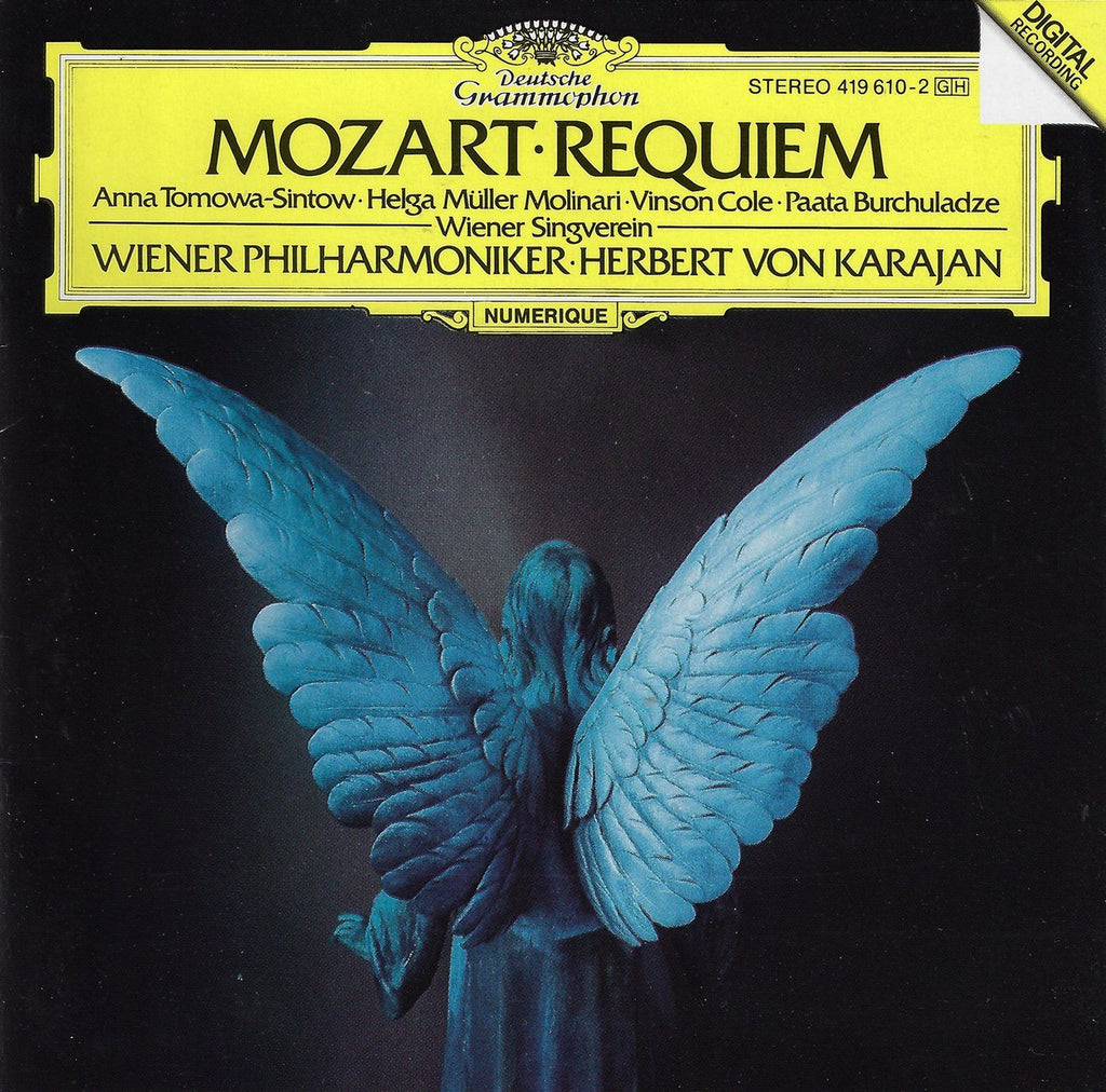 Karajan/VPO: Mozart Requiem (Cole, Burchuladze, et al.) - DG 419 610-2