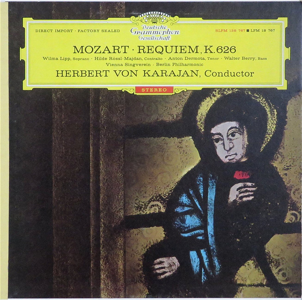 Karajan: Mozart Requiem K. 626 - DG SLPM 138 767 (heavy cardboard jacket)