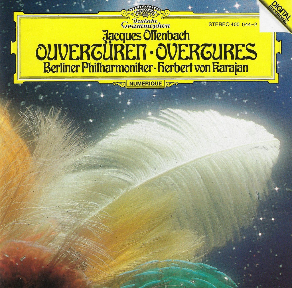 Karajan: Offenbach 5 Overtures + Barcarolle - DG 400 044-2 (DDD)