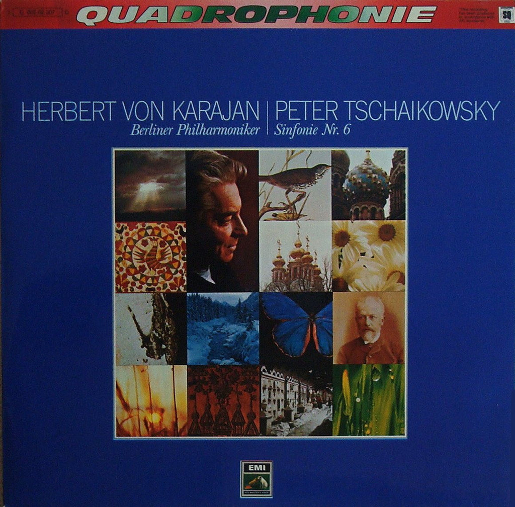LP - Karajan/BPO: Tchaikovsky "Pathetique" Symphony - EMI C 065-02 307 ("Quad")