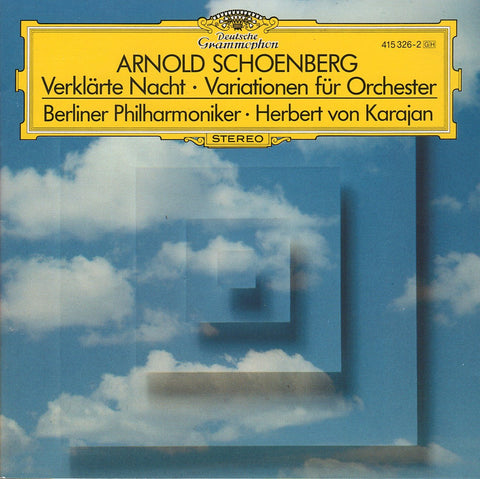 Karajan: Schoenberg Verklärte Nacht + Orchestral Variations - DG 415 326-2