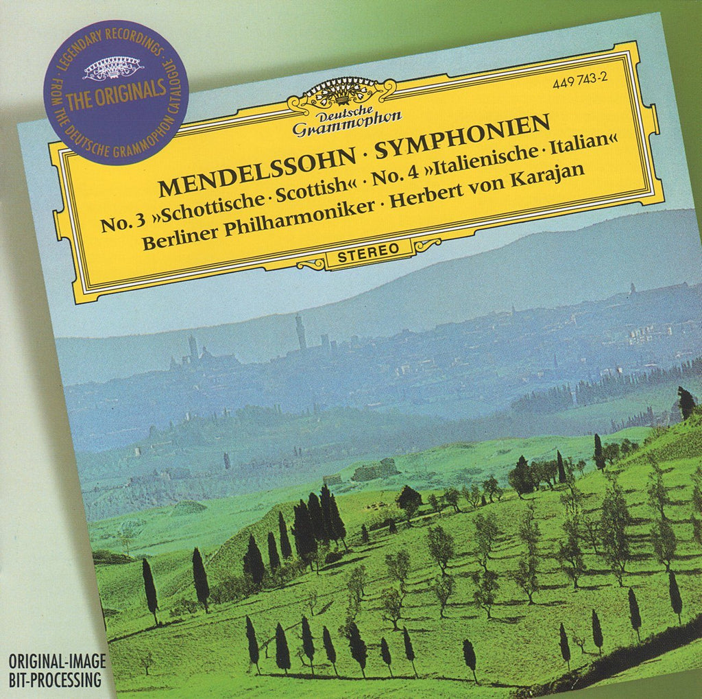 Karajan: Mendelssohn Scottish & Italian Symphonies - DG 449 743-2