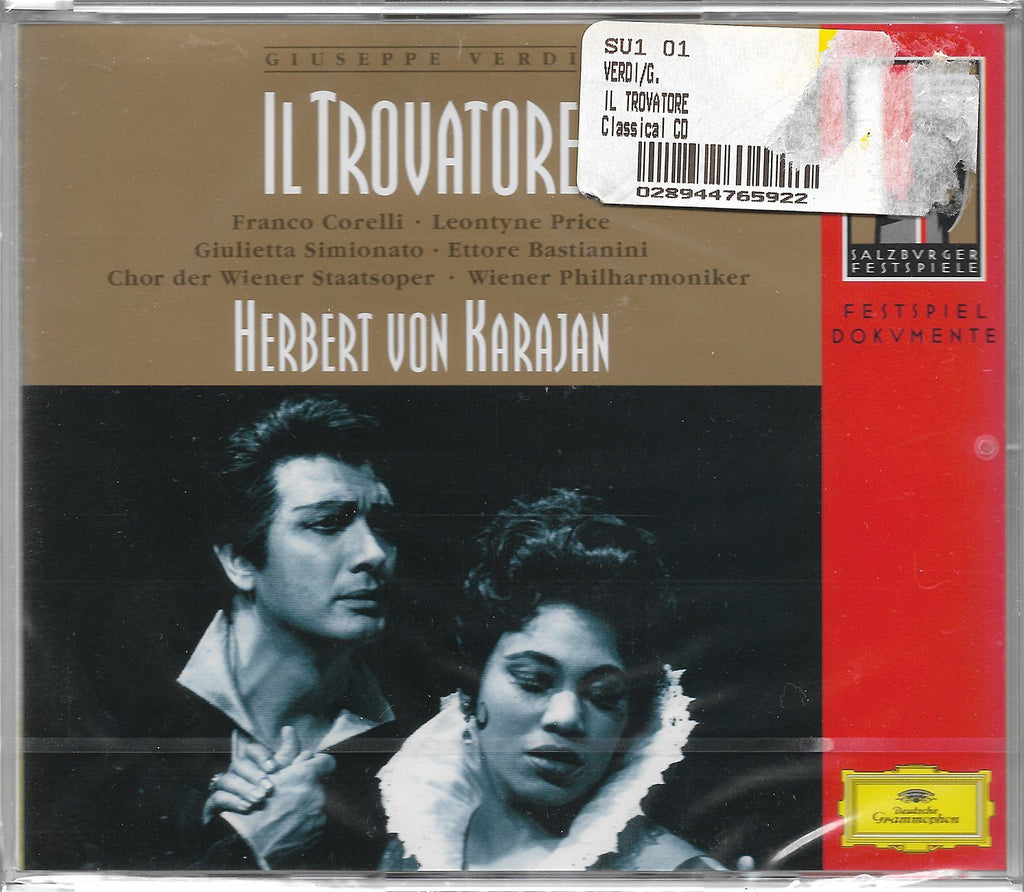 Karajan: Verdi Il Trovatore (Salzburg 1962) - DG 447 659-2 (2CD set, sealed)