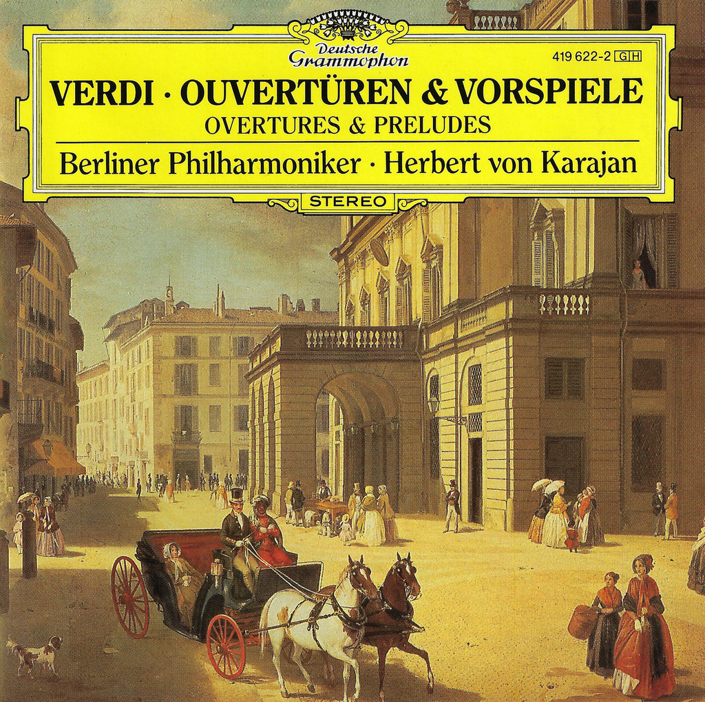 Karajan/BPO: Verdi Overtures & Preludes - DG 419 622-2