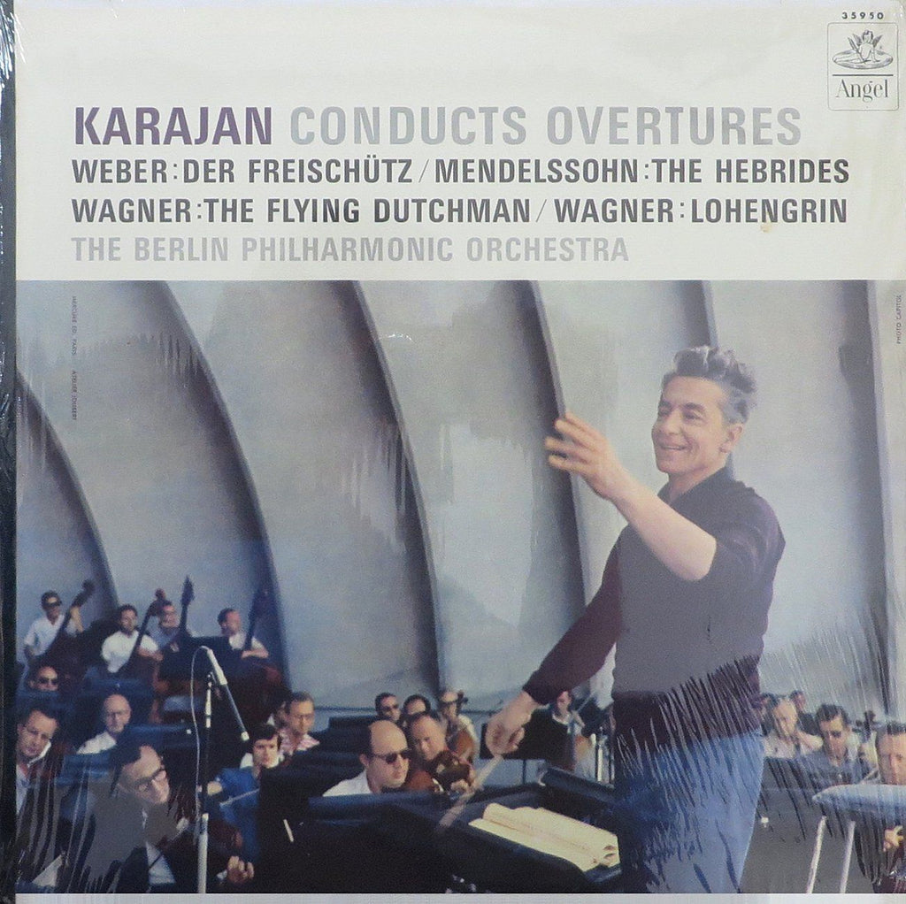 Karajan: Overtures by Weber, Mendelssohn & Wagner - Angel 35950 (sealed)