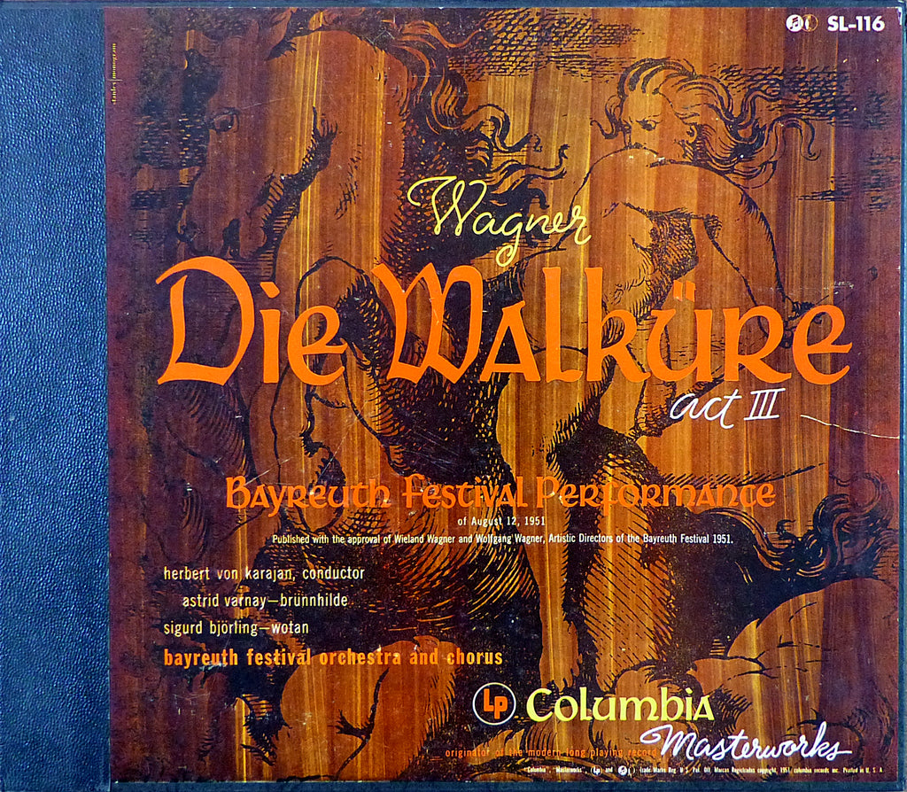 Karajan: Wagner Die Walküre Act III - Columbia SL-116 (2LP box set)
