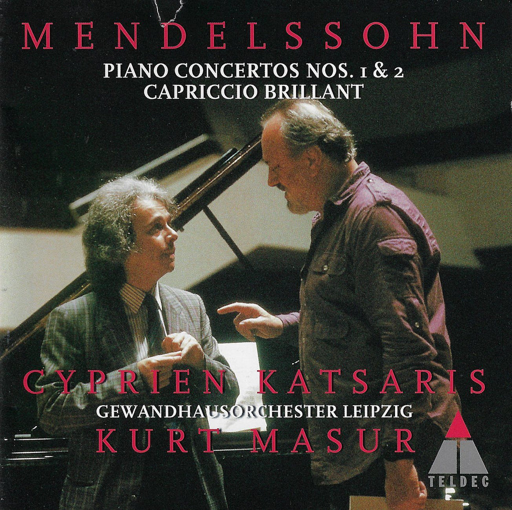 Katsaris: Mendelssohn Piano Concertos Nos. 1 & 2, etc. - Teldec 8573-80991-2