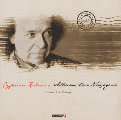 CD - Katsaris: Album D'un Voyageur, Vol. 1: Europe (various Piano Works) - Piano21 P21 032-N