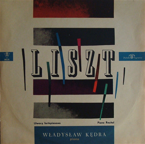 LP - Kedra: Liszt Rigoletto Paraphrase, Mephisto Waltz, La Campanella, Etc. - Muza XL 0162