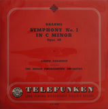LP - Keilberth/BPO: Brahms Sym No. 1 - Telefunken LGX 66003 (box + LP)