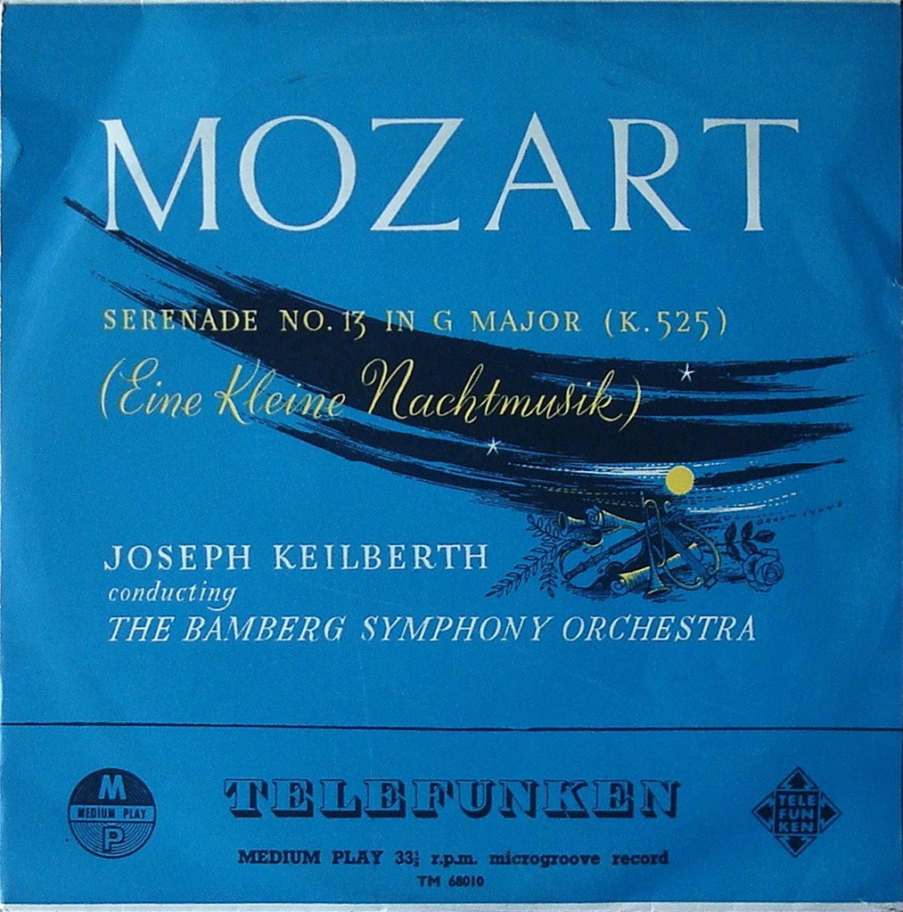 LP - Keilberth: Mozart Eine Kleine Nachtmusik - Telefunken TM.68010 (10" LP)