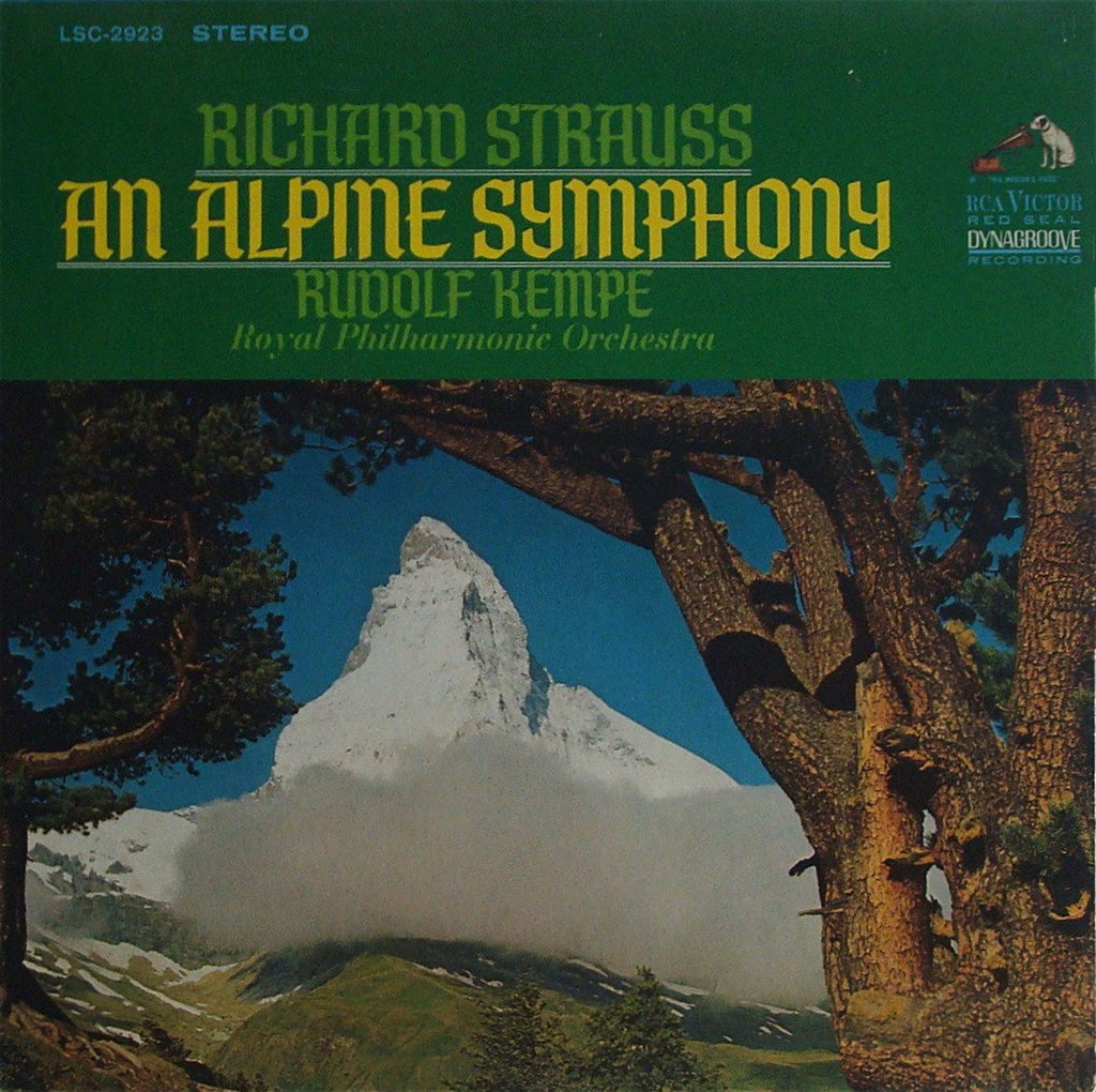 LP - Kempe/RPO: R. Strauss Alpensinfonie Op. 64 - RCA LSC-2923 (1S/2S)