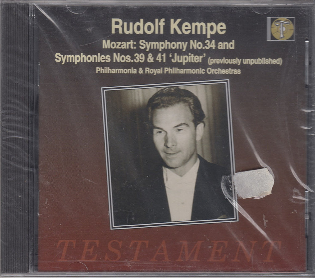 CD - Kempe: Mozart Symphonies 34, 39 & 41 - Testament SBT 1092 (sealed)